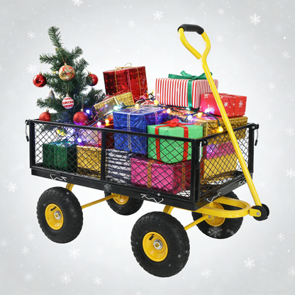 Wagon Cart Garden cart trucks make it easier to transport firewood image 6