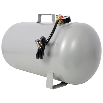 Portable11 Gallon Aluminum Air Tank, Lightweight Durable Air Compressor Tank with Pressure Gauge, Safety Valve and 47 Inch Hose for Easy Tool Connection image 3