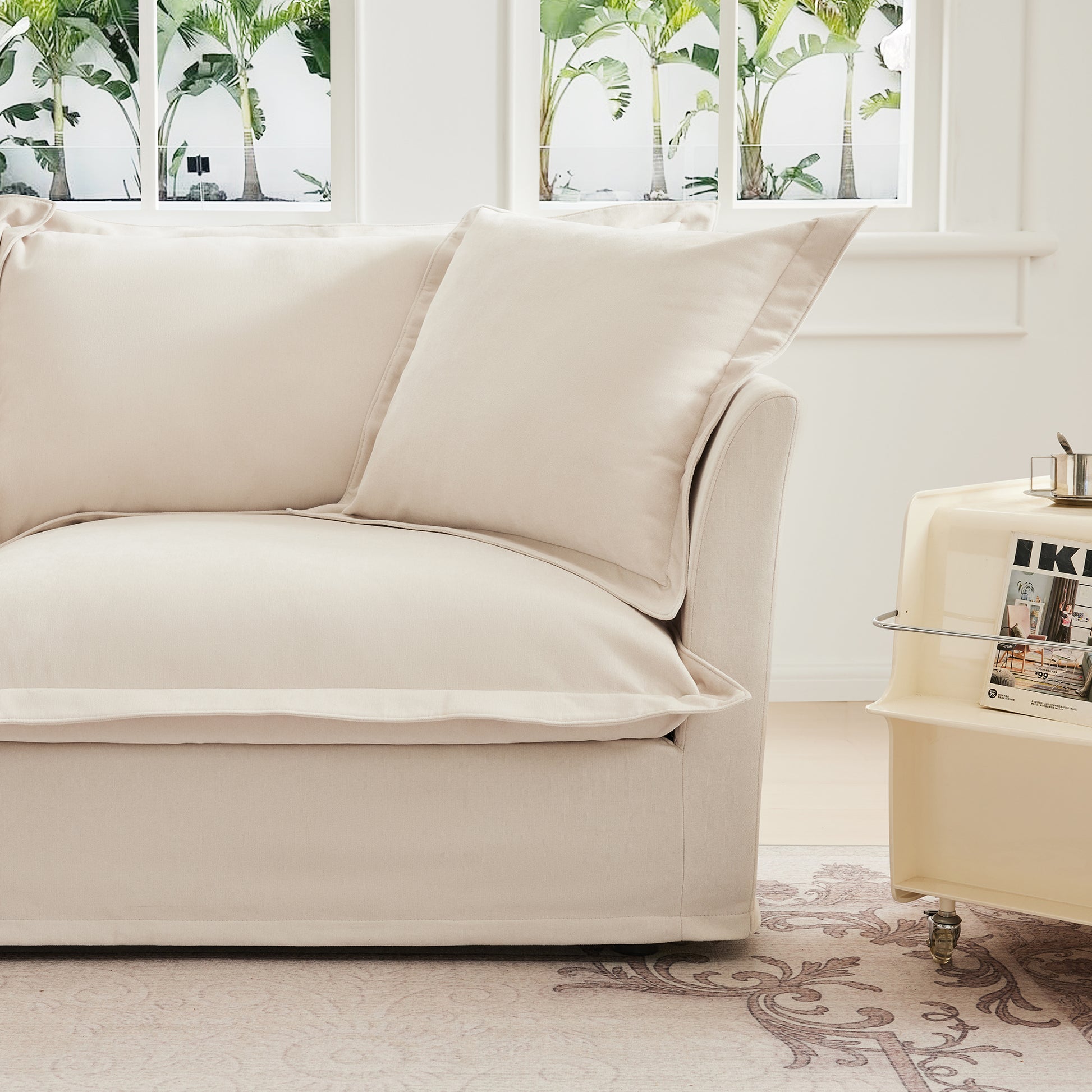 Koala sofa RSF W/1 Pillow -Cream image 4