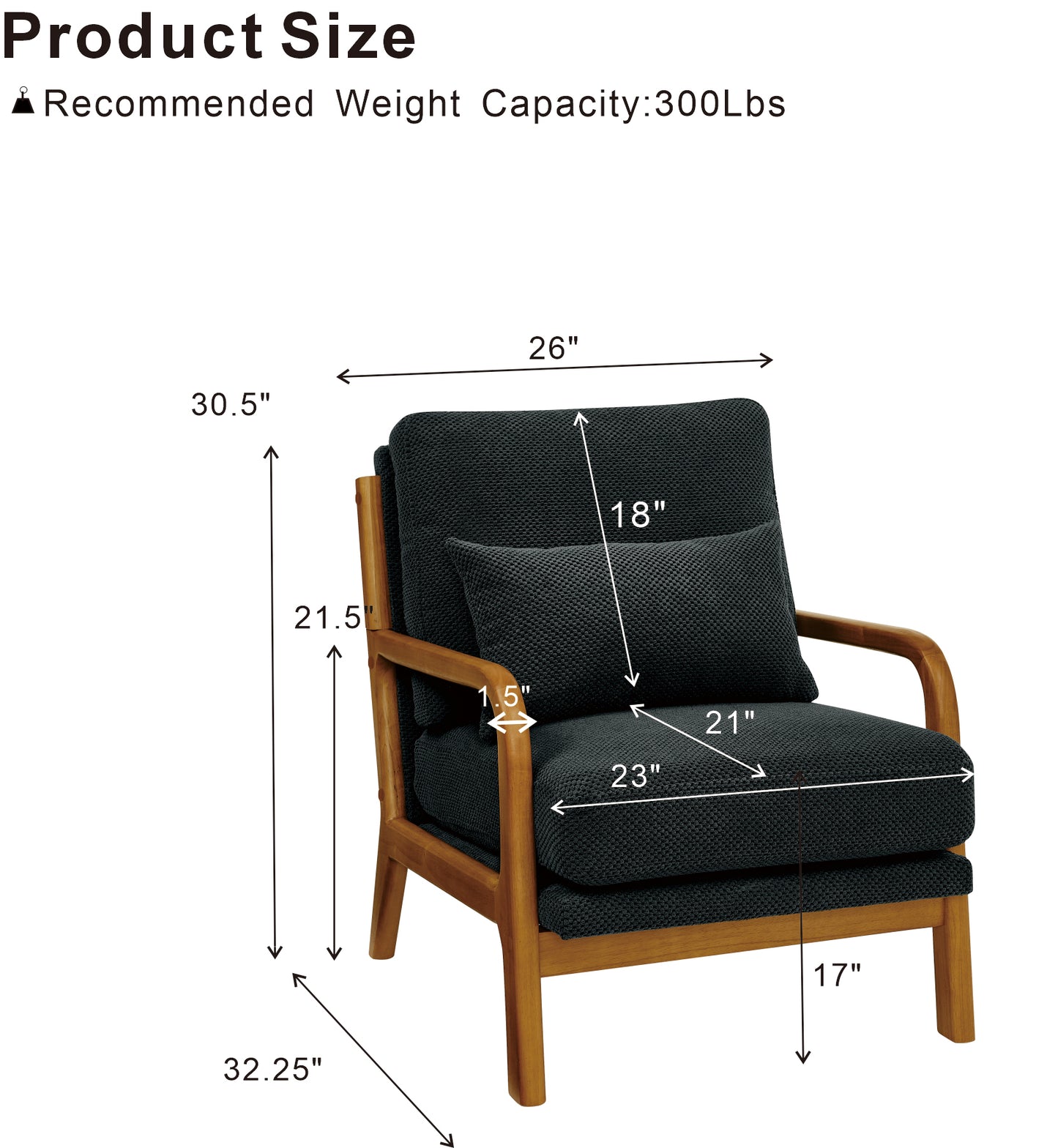 Wooden Lounge Chair image 7