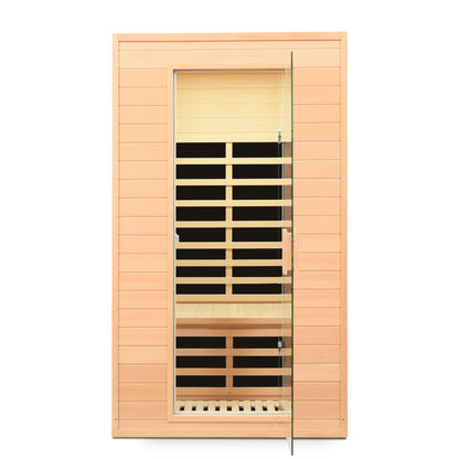 Hemlock Two-person far infrared roof embedded indoor sauna room image 3