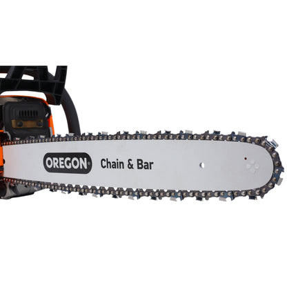 62CC Gas Powered Chainsaw, 20 Inch Oregon Chain&Bar 2-Cycle Petrol Handheld Cordless Chain Saw, Gasoline Gas Chainsaws for Tree Wood Cutting,WITH OREGON CHAIN&BAR,EPA compliant image 8