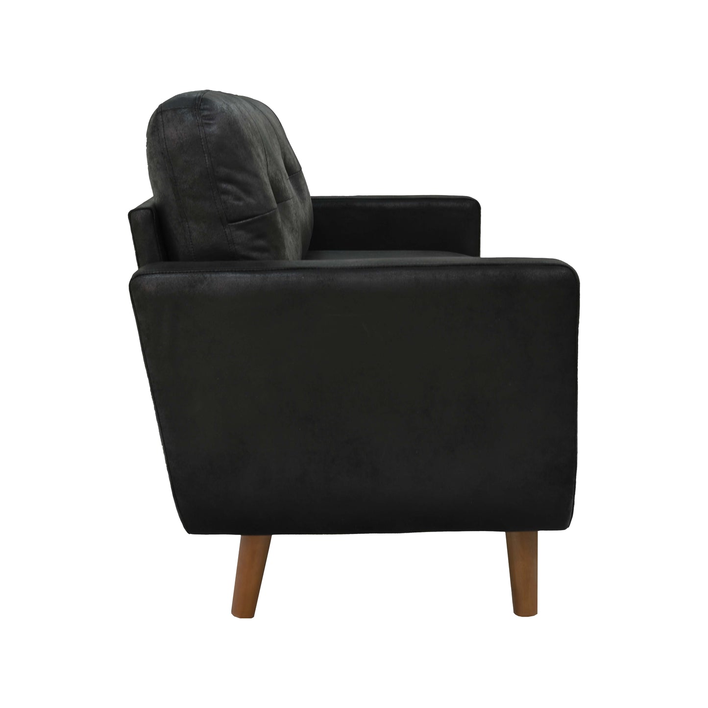 65-inch Modern Minimalist Two-Seater Sofa, featuring breathable Foil fabric and solid wood legs image 11