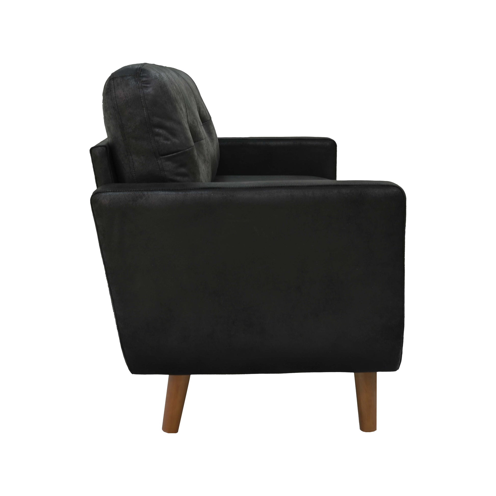 65-inch Modern Minimalist Two-Seater Sofa, featuring breathable Foil fabric and solid wood legs image 11