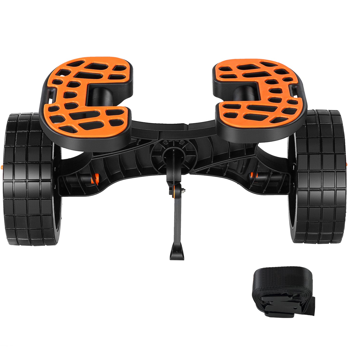 Heavy Duty Kayak Cart, 320lbs Load Capacity, Detachable Canoe Trolley Cart with 10'' Solid Tires, Adjustable Brackets & Nonslip Support Foot, for Kayaks Canoes Paddleboards Float Mats Jon Boats image 2