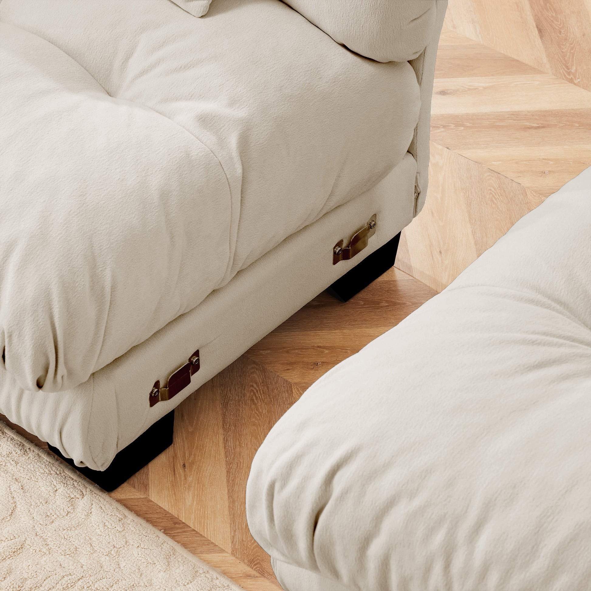 27 Sofa LSF W/2 pillows -Light Coffee image 5