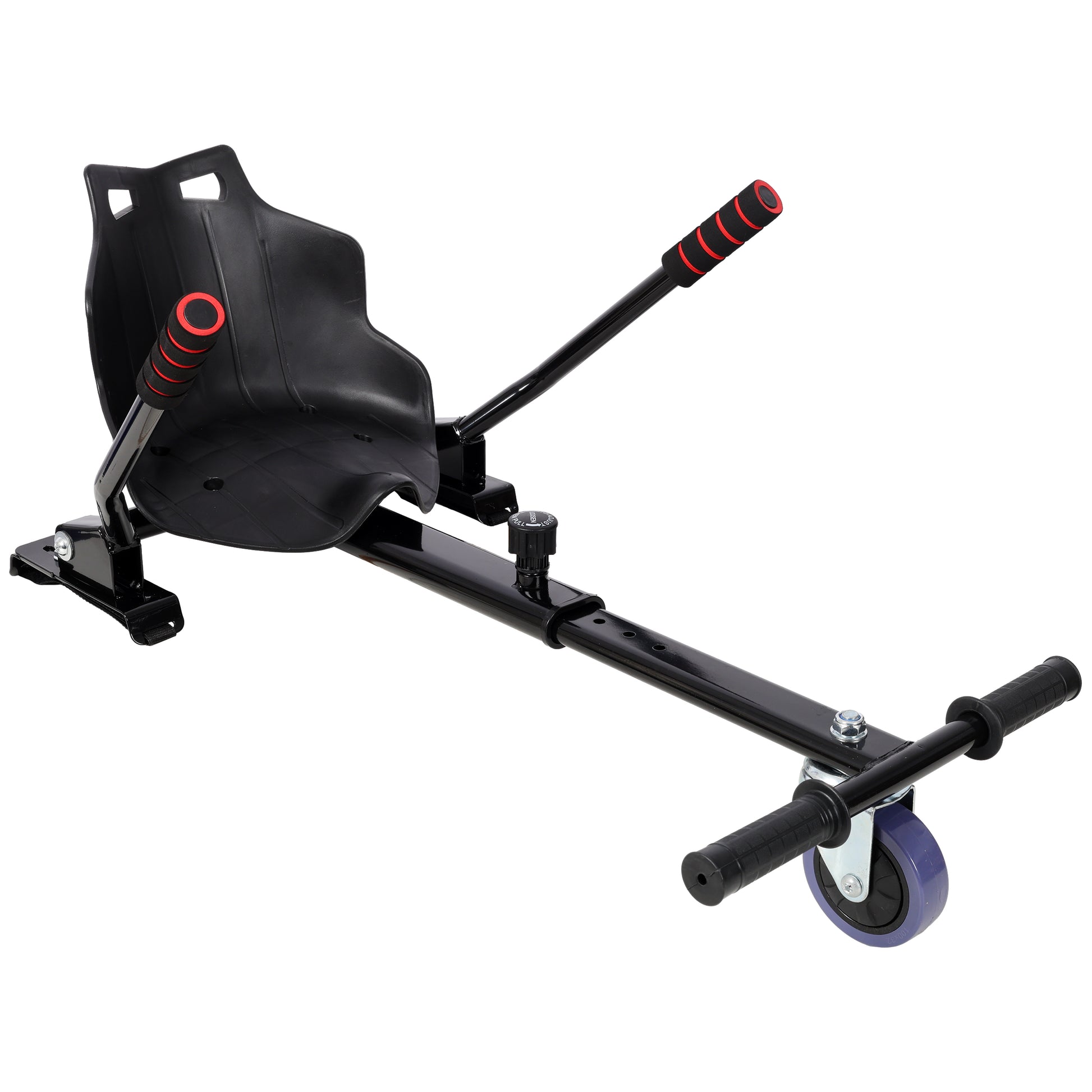 Hoverboard Seat Attachment Go-Kart,Fits 6.5" 8"10" Hoverboards,Sturdy Adjustable Off-Road Frame,Hover Cart for Family Fun,not include Hoverboard,Black image 1