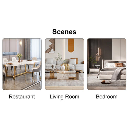 Modern dining chairs with faux leather upholstered seats - dining room chairs with metal legs, suitable for kitchen, living room, bedroom, dining room side chairs, set of 4 pieces (white+PU leather) image 9
