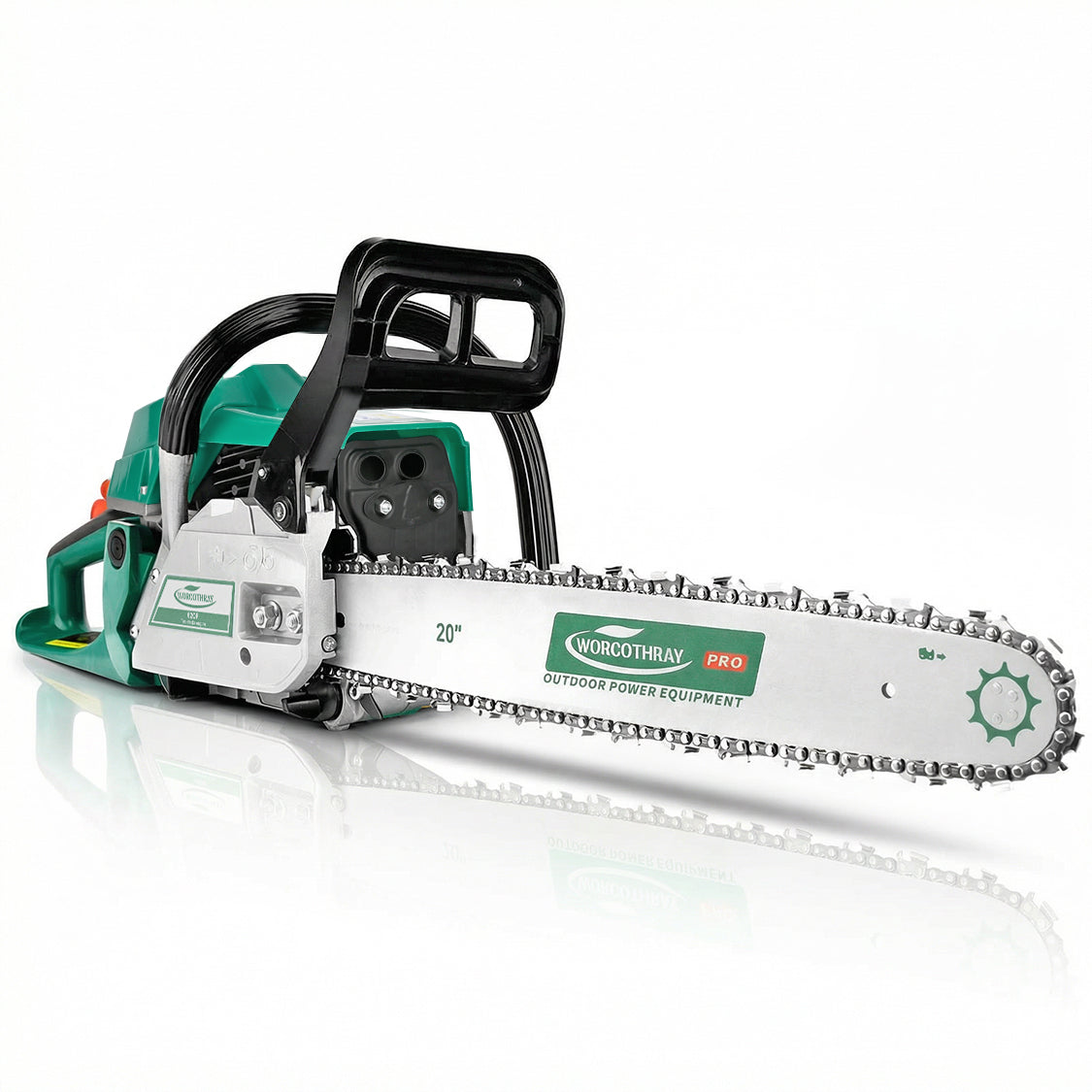 62CC 2-Stroke 20" Gasoline Chainsaw Power Engine Wood Cutting Gas Chain Saw image 1