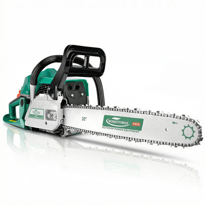 62CC 2-Stroke 20" Gasoline Chainsaw Power Engine Wood Cutting Gas Chain Saw image 1