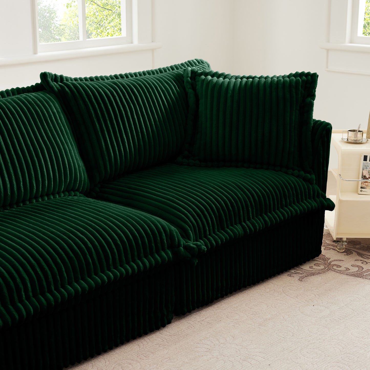 Koala Sofa LSF W/1 Pillow -Green image 7