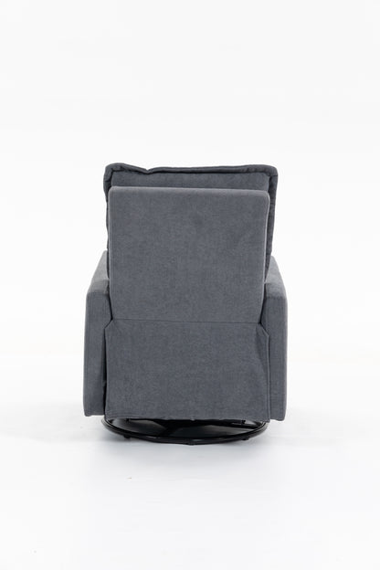 Short plush manual button armchair sofa image 8