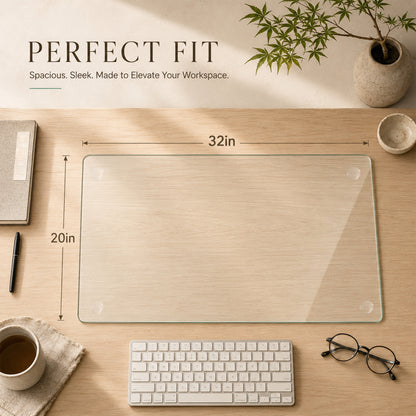 CLEAR Tempered glass table mat 20X32 INCH image 7