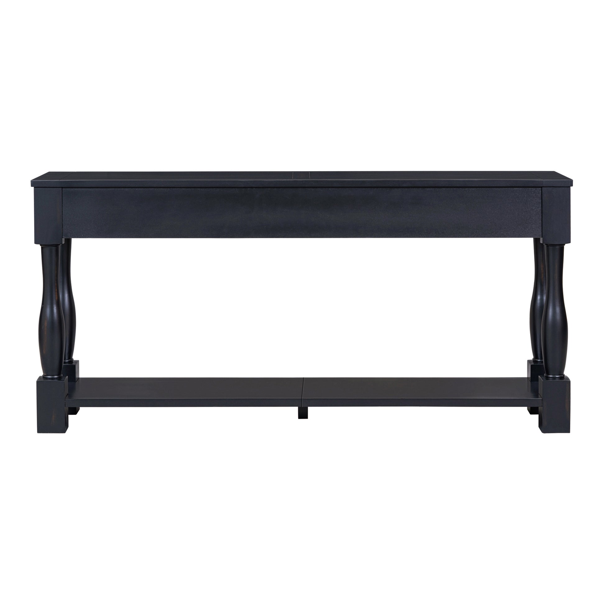 TREXM Console Table 63" Long Console Table with Drawers and Shelf for Entryway, Hallway, Living Room (Espresso, OLD SKU: WF314993AAB) image 8