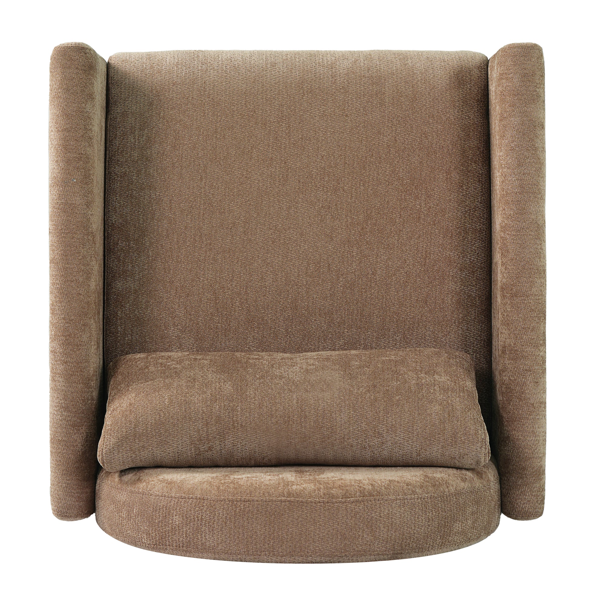 Coffee Pet Friendly Accent Chair with Hidden Pet Nook, Acacia Wood Legs, 220lbs Weight Capacity, Modern Upholstered Armchair for Living Room image 9