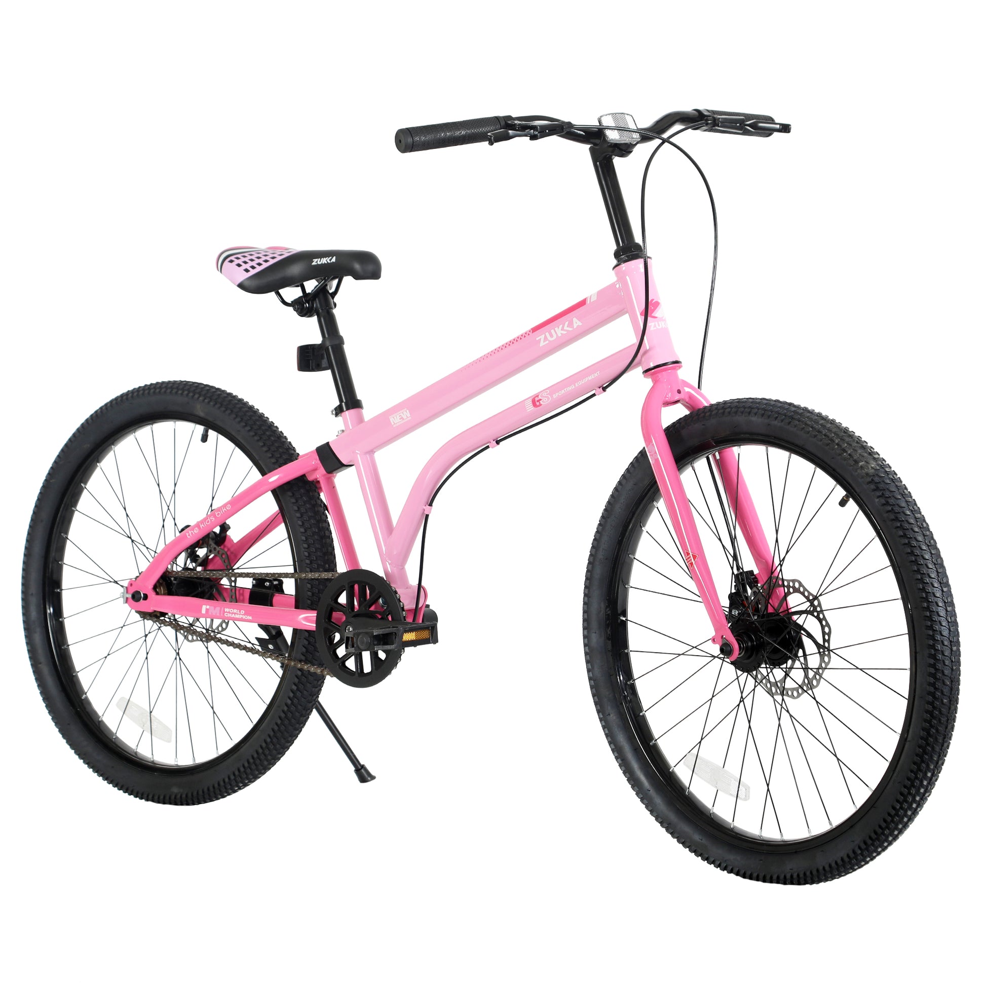 24 Inch Kids Bike for Girls & Boys Ages 10+, Single Speed Teen Bike with Dual Disc Brakes, Lightweight Steel Frame, Multiple Colors image 1