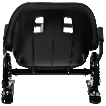 Hoverboard Seat Attachment Go-Kart,Fits 6.5" 8"10" Hoverboards, Heavy Duty Dual Pole & Dual Shock Absorber,Sturdy Adjustable Off-Road Frame,Hover Cart for Family Fun,not include Hoverboard,Black image 12