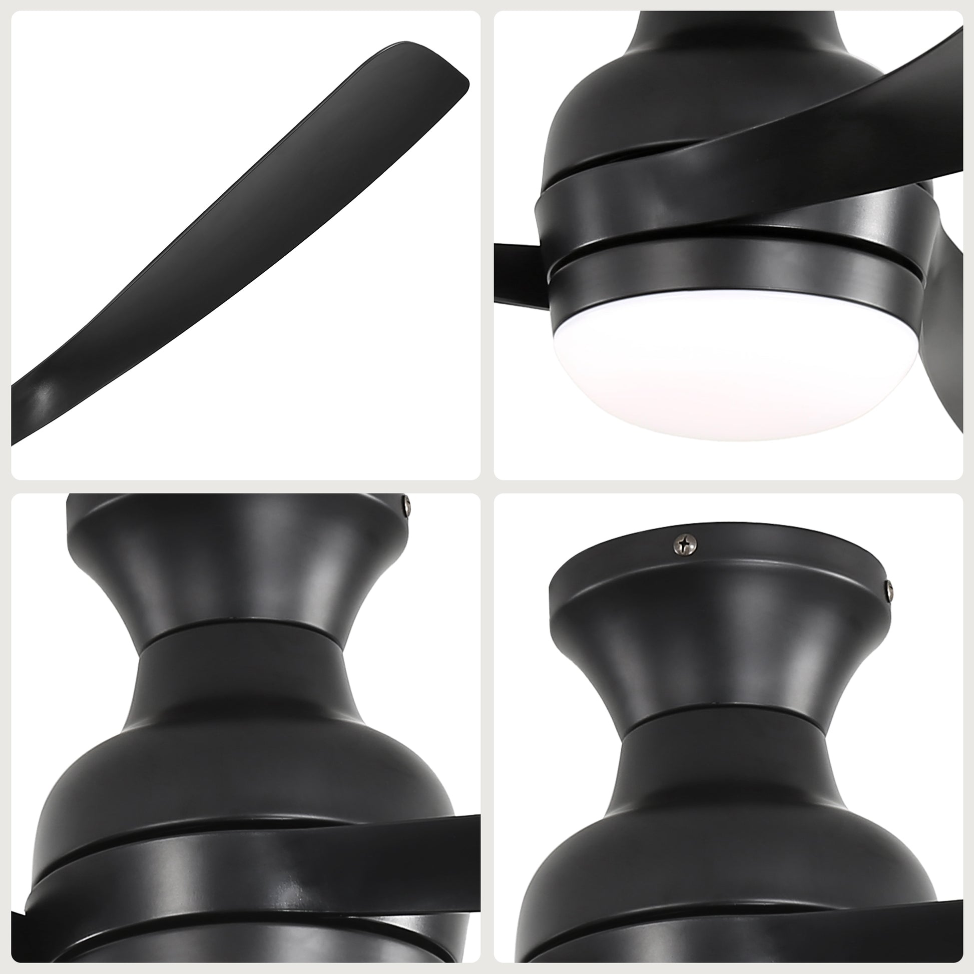 52" Ceiling Fan with Lights, Dimmable LED, Reversible DC Motor, Light Memory, for Bedroom, Living Room, Kitchen image 6