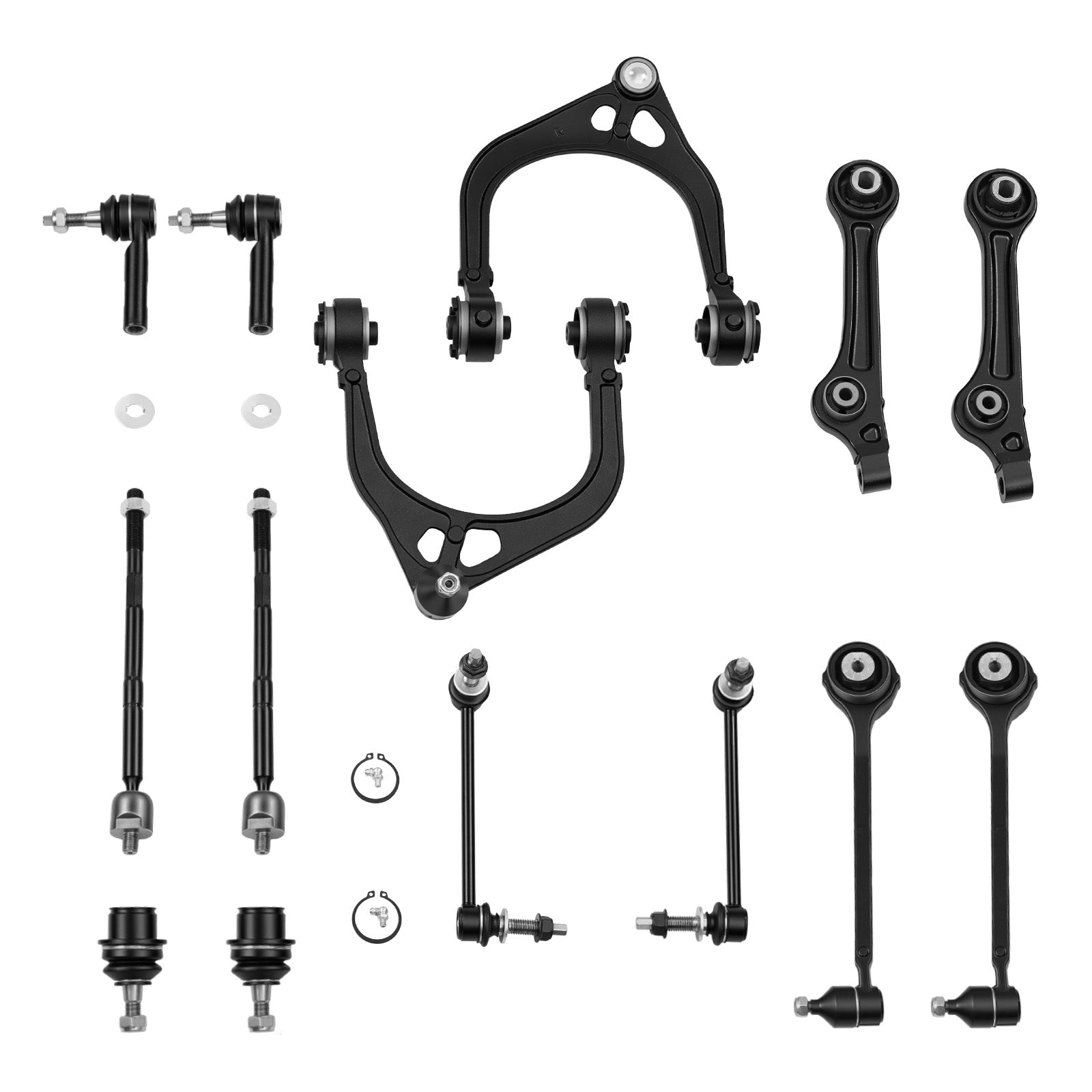 Left Right Front Upper & Lower Control Arms Kit, OEM Suspension Kit Compatible with 2011-2017 Chrysler 300 RWD, 2011-2017 Dodge Challenger RWD, 2011-2014 Dodge Charger RWD (14PCS) image 6