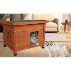 Waterproof Cat House - Feral Kitty Shelter for Small Animals