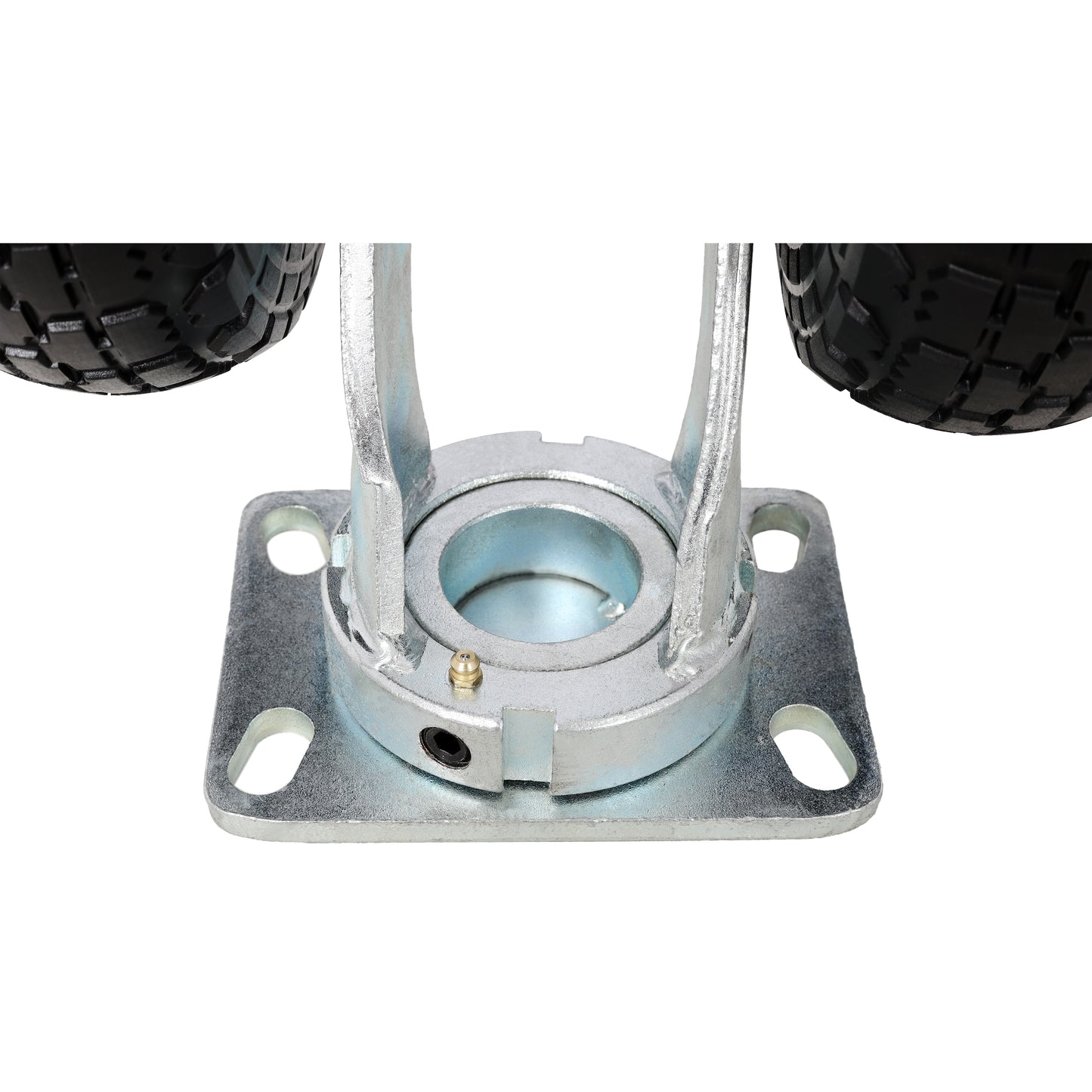 10 in Dual Flat Free Wheels Swivel Caster, 660LBS LOAD CAPACITY image 6
