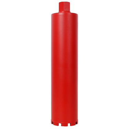 4 Inch Diamond Core Drill Bits,1-1/4"-7 Thread Diamond Core Bit for Cured Concrete with Rebar, Hard Masonry, Brick Block, Stucco, Stone,Flat image 1