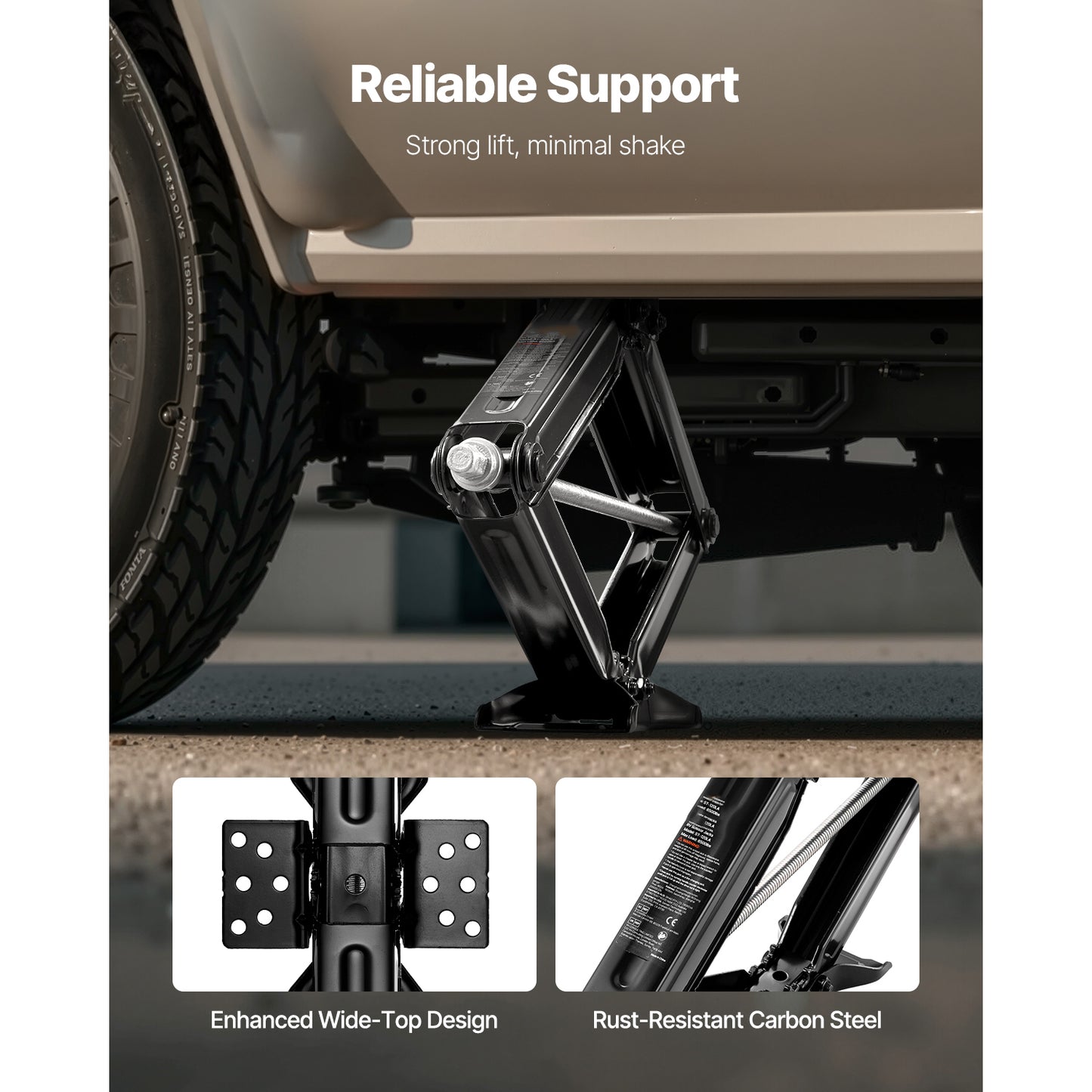 RV Scissor Jacks 9000 lbs 23.4 in RV Stabilizer Leveling Scissor Jacks Set of 2 image 12