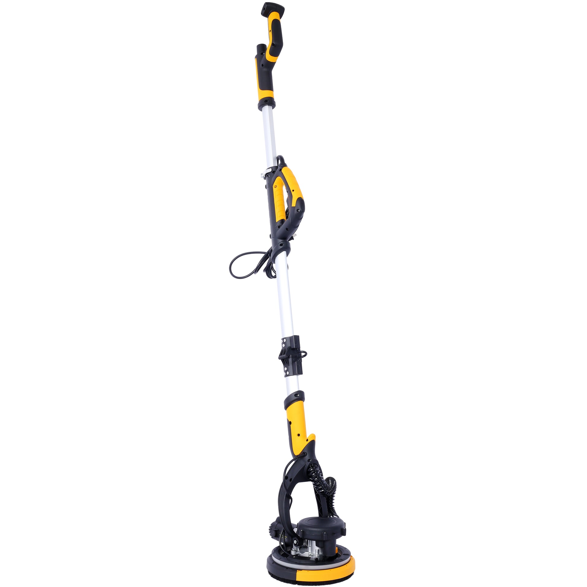 Drywall Sander, 780W Electric Drywall Sander with Vacuum Dust Collection 6.5A Motor Dustless Floor Sander with Variable Speed 900-1800RPM, LED Light, Extendable & Foldable Handle, image 3