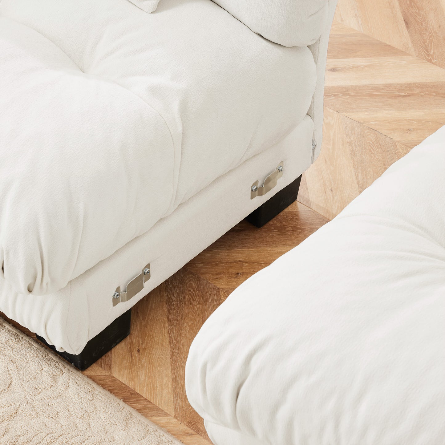 27 Sofa LSF W/2 pillows -White image 4