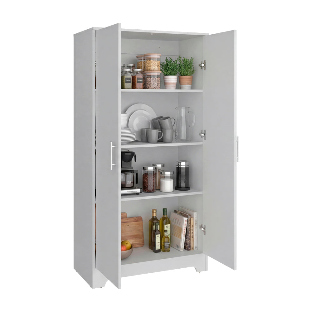 Thomp Bellcroft Multystorage Pantry Cabinet – Modern 4-Shelf Storage Organizer for Living Room & Kitchen image 6