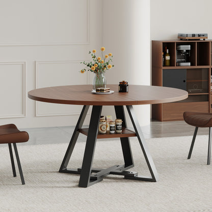 Round dining table boxwood 115cm image 1