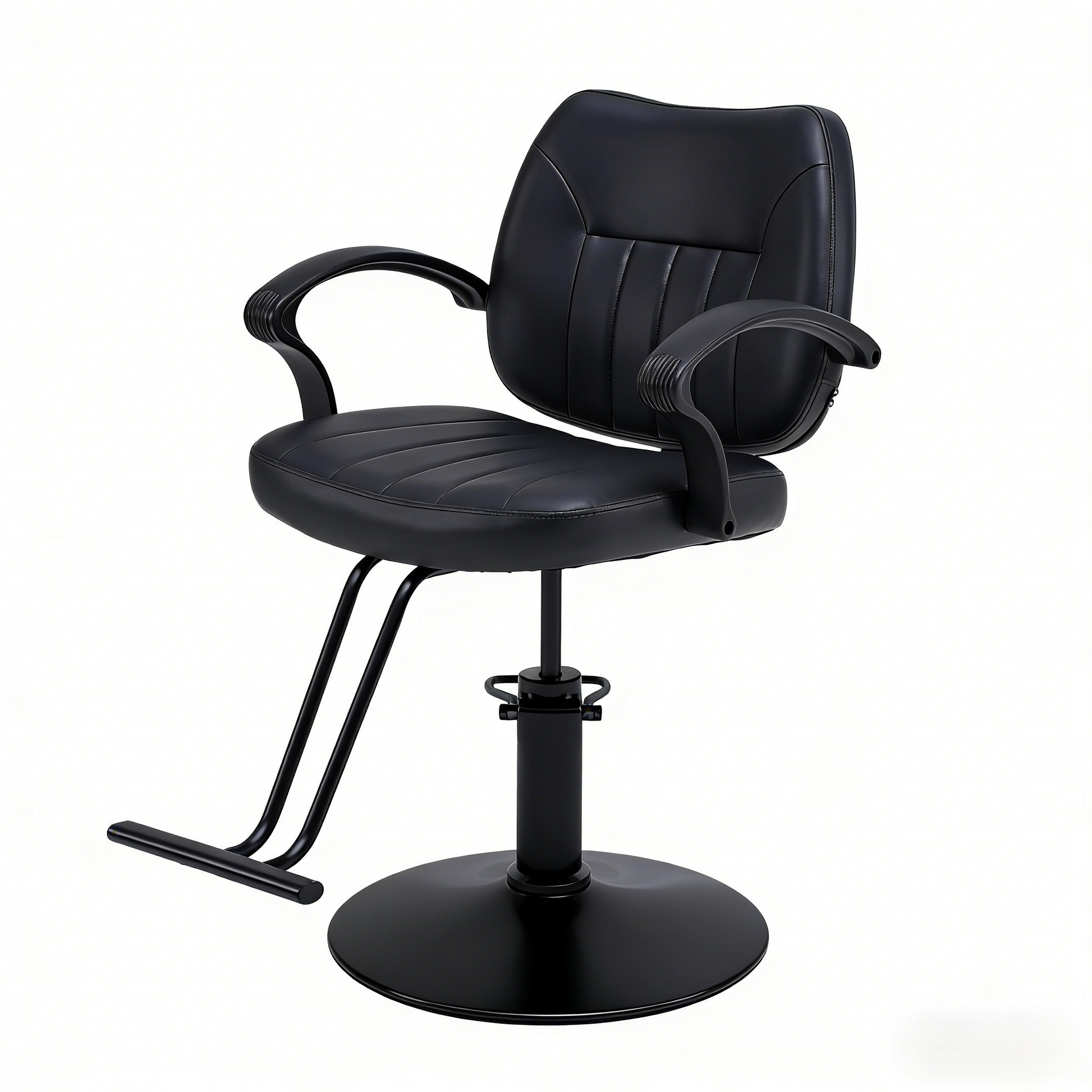 Hair Beauty Salon Equipment Black Hydraulic Barber Styling Chair(BLACK) image 4