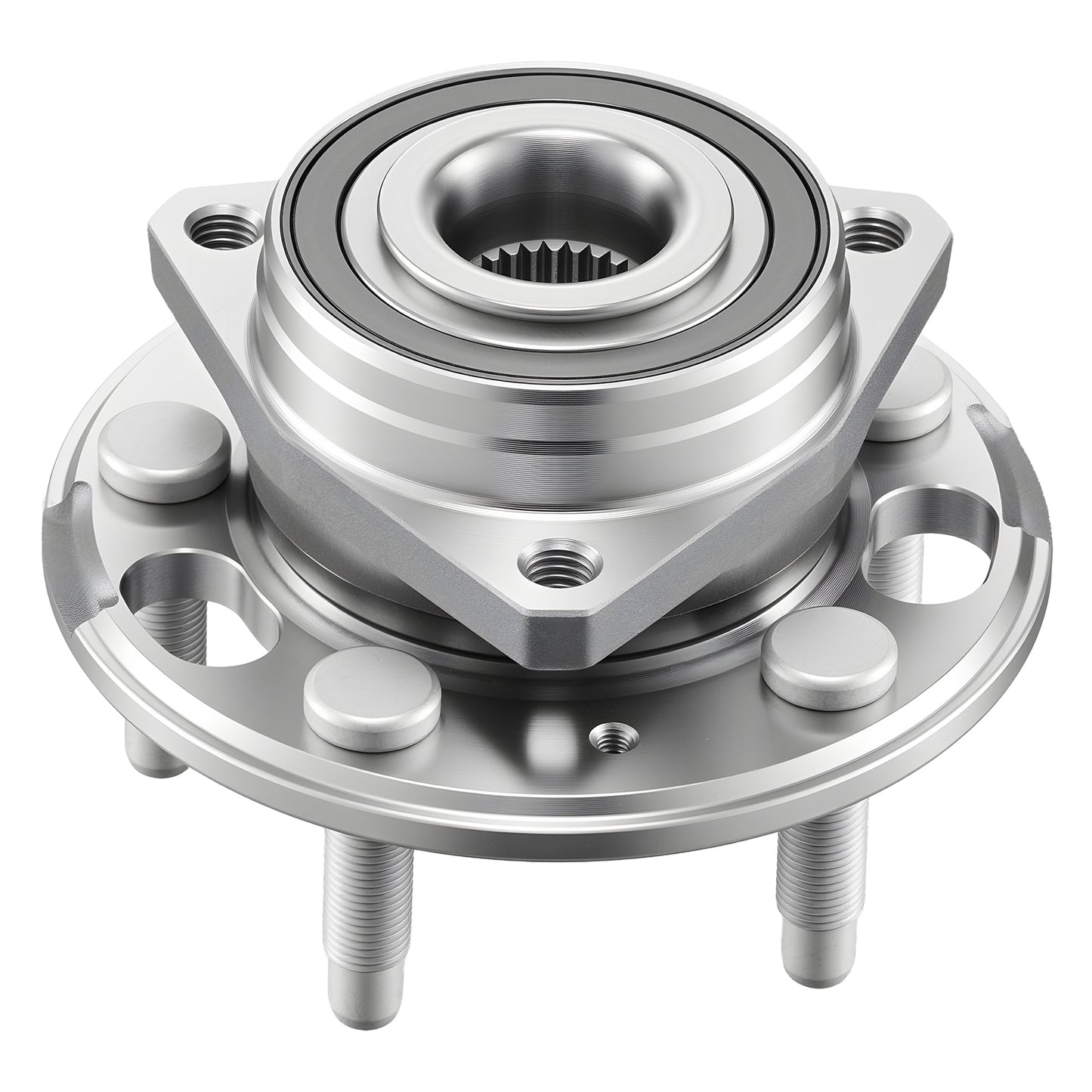2PCS Front/Rear Wheel Bearing & Hub Assembly Fit for 2020 Chevy Impala LT Premier Sedan 2017 Equinox LS Sport Utility Buick Regal Cadillac XTS Livery Hearse OEM 513288, Wheel Bearing Hub Set image 9
