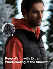 Heated Vest for Men Women, Lightweight Heating Vest, 10000mAh 7.4V Battery Pack, Water/Wind Resistant for Hunting