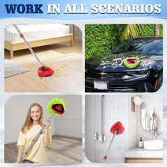 Wa.IE Jiemi Microfiber Spin Mop Refills - Compatible with EasyWring 1-Tank System