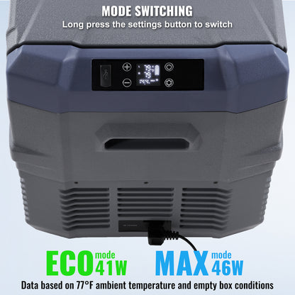 Car Refrigerator, 12 Volt Car Refrigerator Fridge, 32 L Dual Zone Portable Freezer, -4℉-68℉ Adjustable Range, 12/24V DC and 100-240V AC Compressor Cooler for Outdoor, Camping, RV image 8