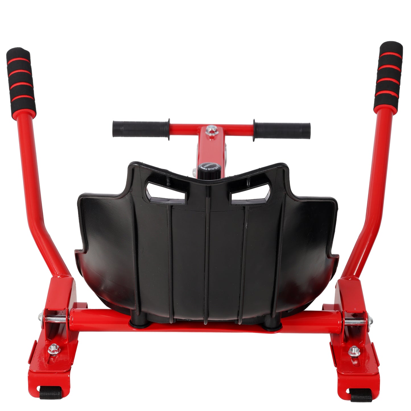 Hoverboard Seat Attachment Go-Kart,Fits 6.5" 8"10" Hoverboards,Sturdy Adjustable Off-Road Frame,Hover Cart for Family Fun,not include Hoverboard,Red image 4
