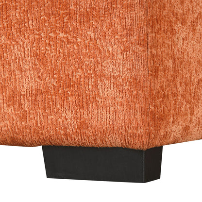 82.67"Convertible Sofa Bed Sectional Sofa Sleeper L-shaped Sofa with a Storage Ottoman,Two Pillows, Two Power Sockets an image 3