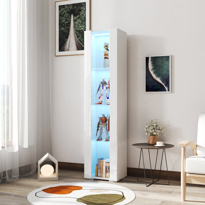 Side cabinet with aluminum strip lamp, image 3