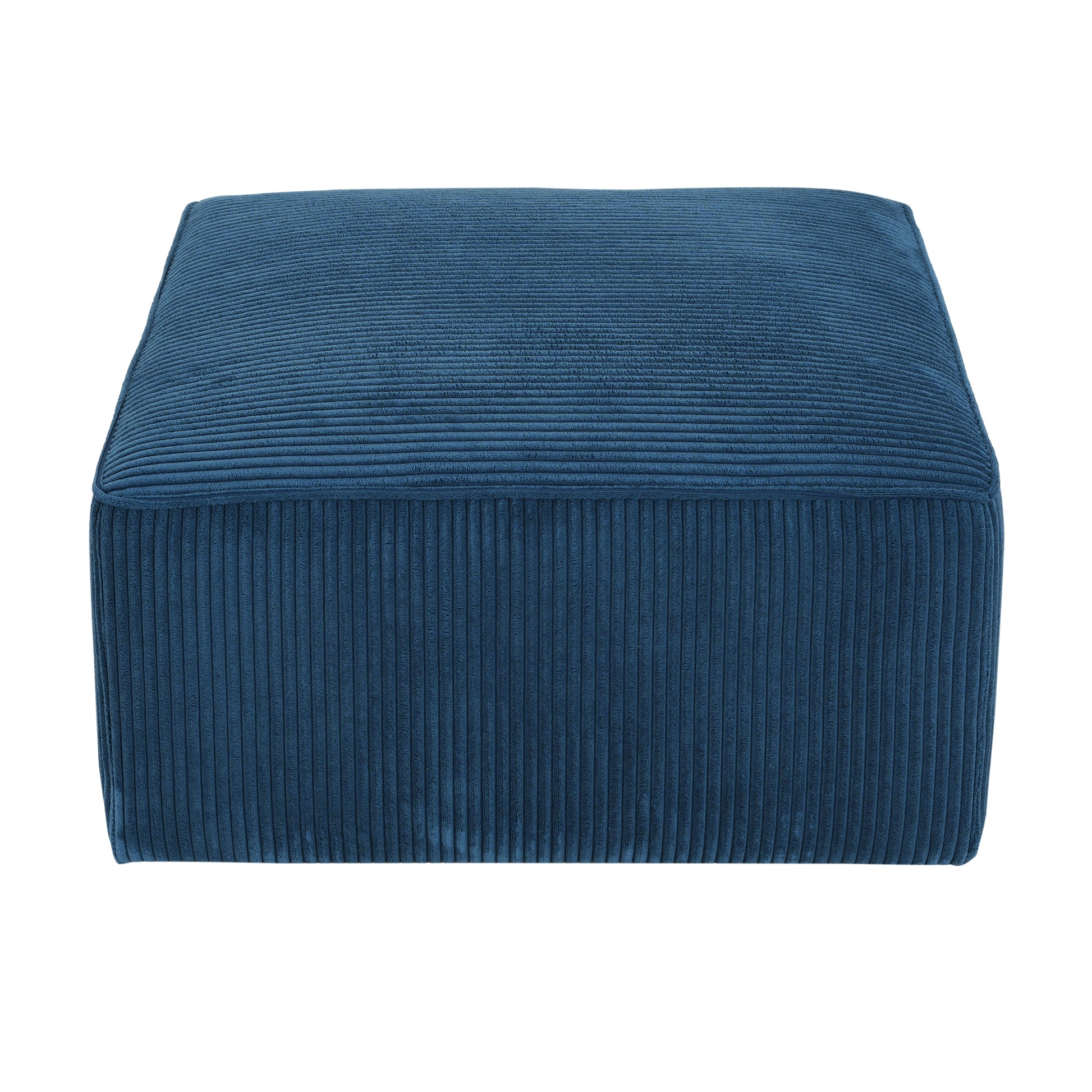 Upholstered Square Ottoman, Blue (old sku N757P180768N) image 4