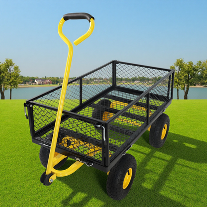 Wagon Cart Garden cart trucks make it easier to transport firewood image 3