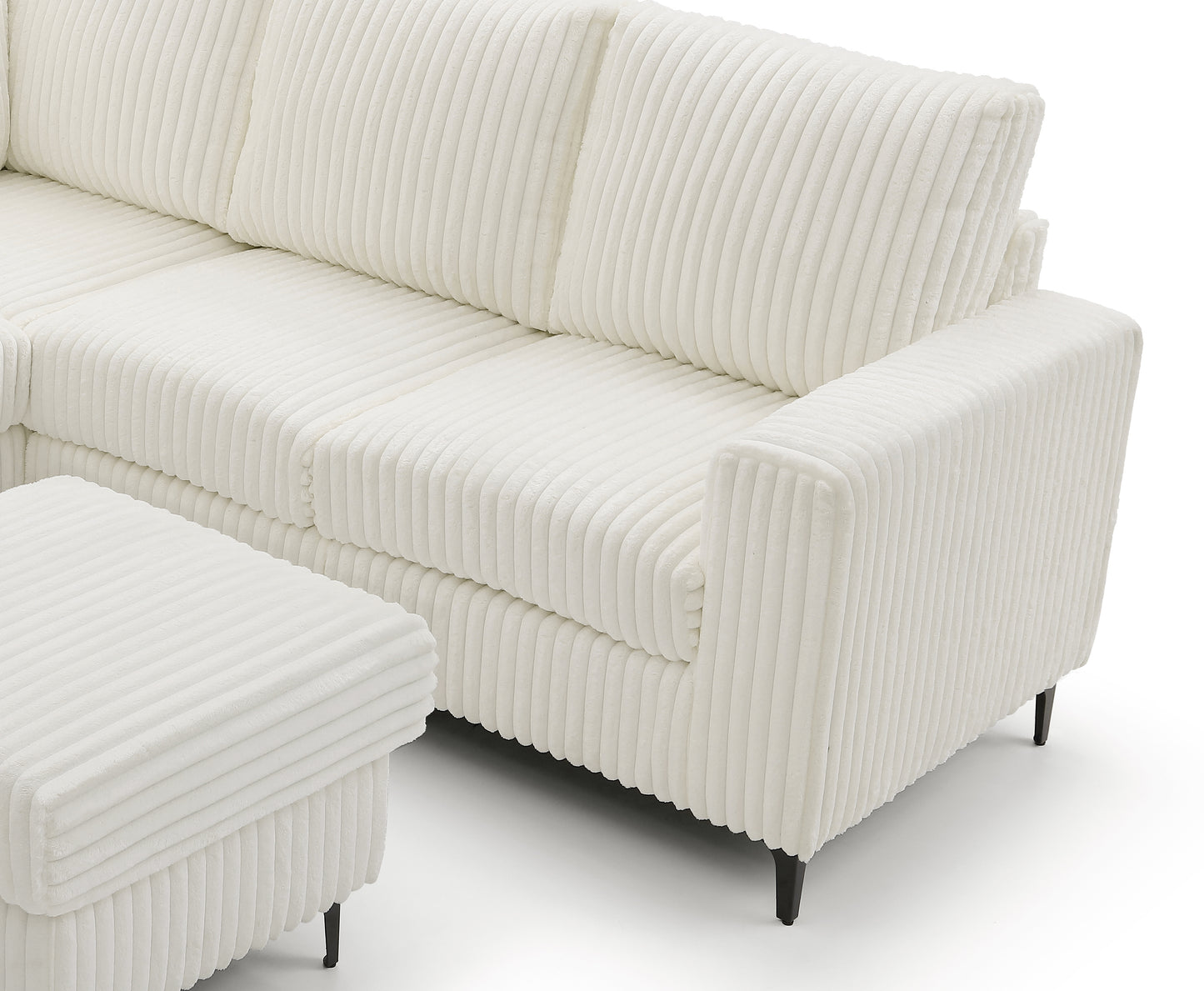 Houston G00327B-SC Sectional(Ottoman Not Include), White image 4