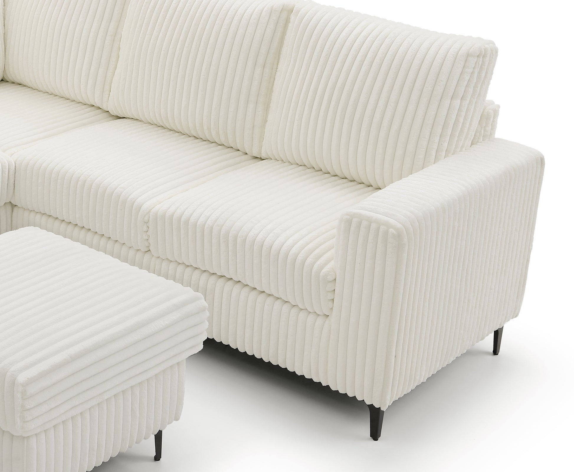 Houston G00327B-SC Sectional(Ottoman Not Include), White image 4