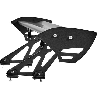 GT Wing Car Spoiler, 43.3 inch Universal Spoiler with Single Deck, Adjustable Lightweight Aluminum, Car Rear Spoiler Wing, Racing Spoiler BGW/JDM Drift Black image 3