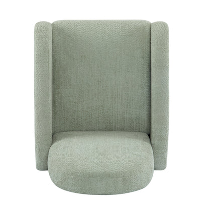 360 Swivel and Glider Recliner Chair-Light Green image 8