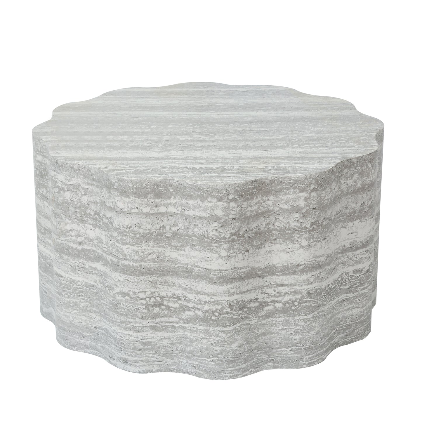 Set of 2 Round Coffee Tables for Living Room, Faux Mars Pattern Modern Minimalist Side Tables Accent End Table End Table for Apartment, Office image 11