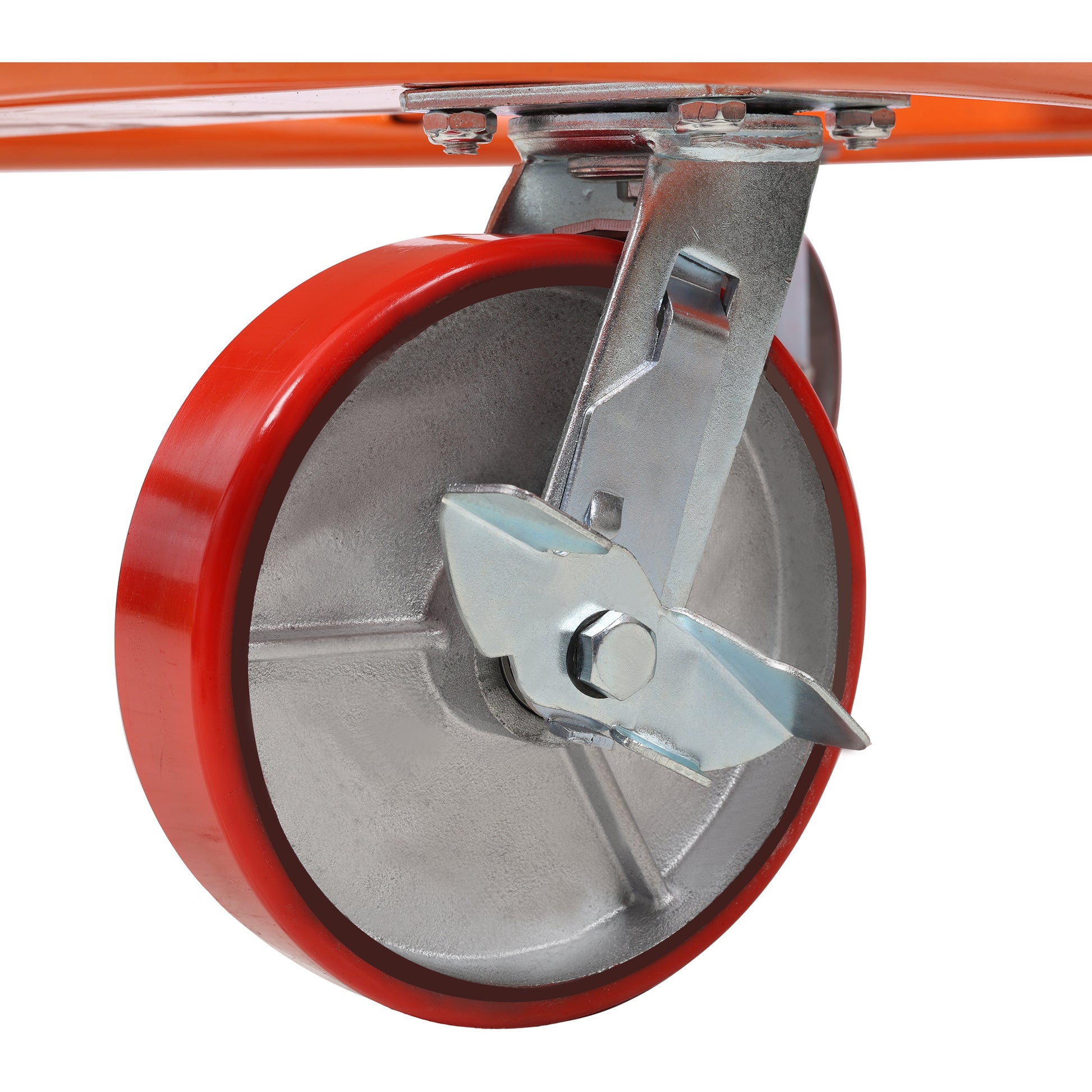 Heavy Duty Drywall Sheet Cart & Panel Dolly 3300lbs load capacity, panel service cart, 8" Polyurethane Wheel on Steel Hub image 4