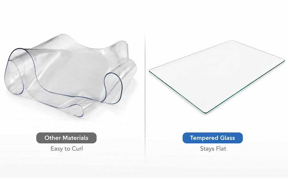 CLEAR Tempered glass table mat 20X32 INCH image 6
