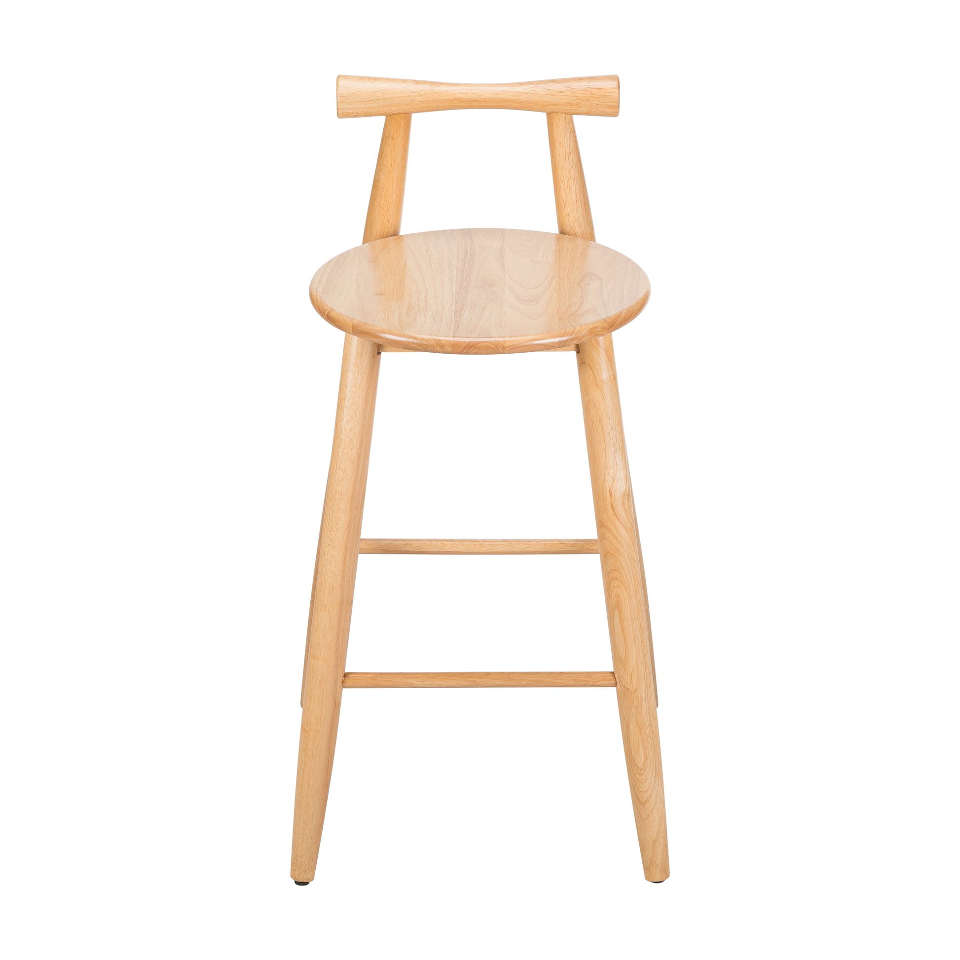 Grove Indoor Rubberwood Barstool, Natural Finished, Set of 2 image 6
