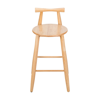 Grove Indoor Rubberwood Barstool, Natural Finished, Set of 2 image 6